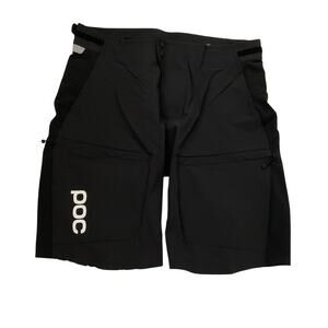 POC Men’s Resistance Black Cycling Shorts - Size Medium